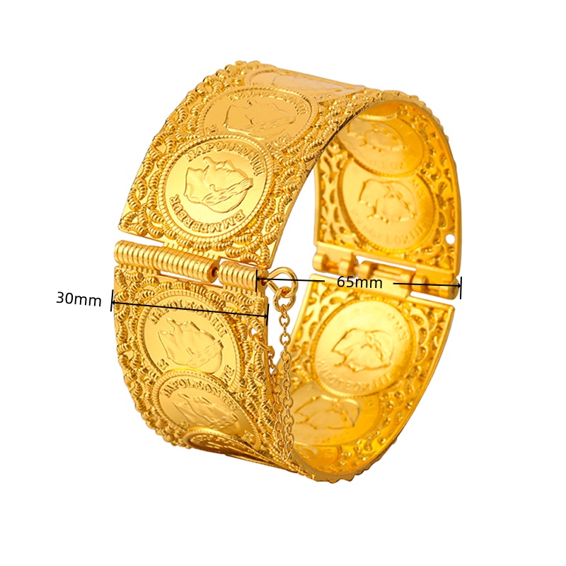 Vintage armband met muntpatroo - Ethnic Fashion Co In recensie en prijs