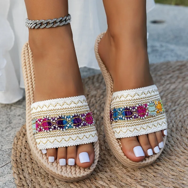 Dames Slippers Buitenschoenen  - Ethnic Fashion Design recensie en prijs